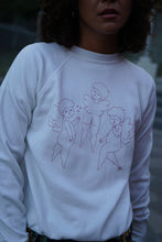 Load image into Gallery viewer, Threes logo Screen Printed Sweater