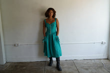 Load image into Gallery viewer, Polka Dot Green Dress