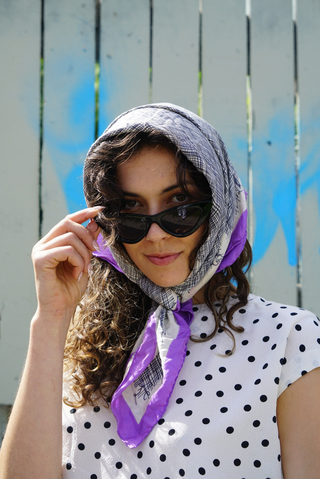 Silk headscarf