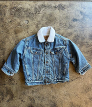 Load image into Gallery viewer, Levi&#39;s Orange Tab - Faux Shearling Denim Jacket - TODDLER
