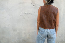 Load image into Gallery viewer, 90's Leather Vest