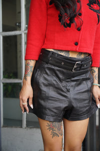 IRO Leather Shorts