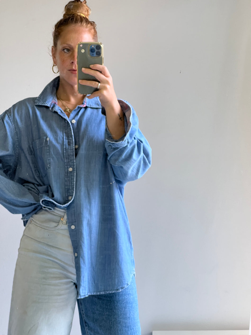 90's Chambray Button Down