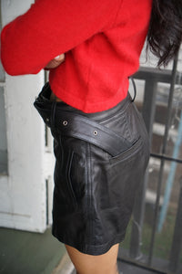 IRO Leather Shorts