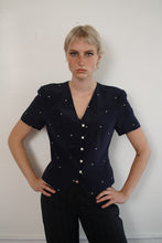 Load image into Gallery viewer, 90&#39;s Polka Dot Blouse
