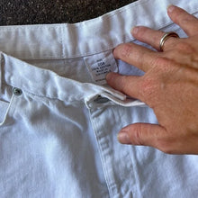 Load image into Gallery viewer, Vintage White Denim Shorts
