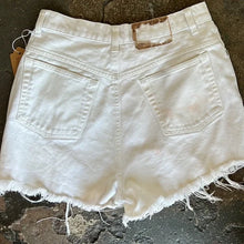 Load image into Gallery viewer, Vintage White Denim Shorts
