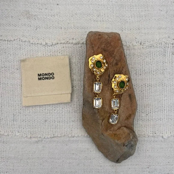 Mondo Mondo Gold Oyster Earrings
