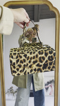 Load and play video in Gallery viewer, Vintage Leopard Box Bag
