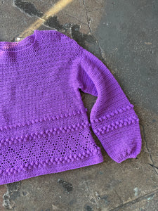 70's Purple Knit Sweater
