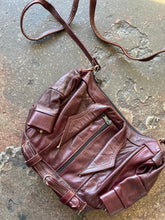 Load image into Gallery viewer, Vintage Motorcycle Jacket Crossbody Bag
