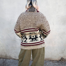Load image into Gallery viewer, 70&#39;s Knit Aztec Overcoat
