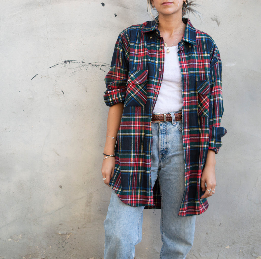 90's oversized flannel
